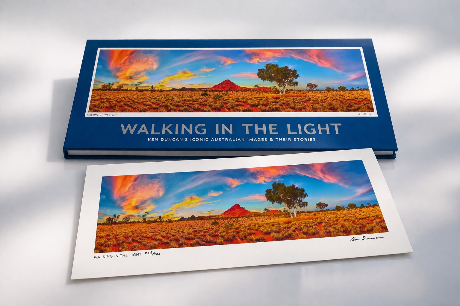 Walking in the Light Book + unframed 15inch Print