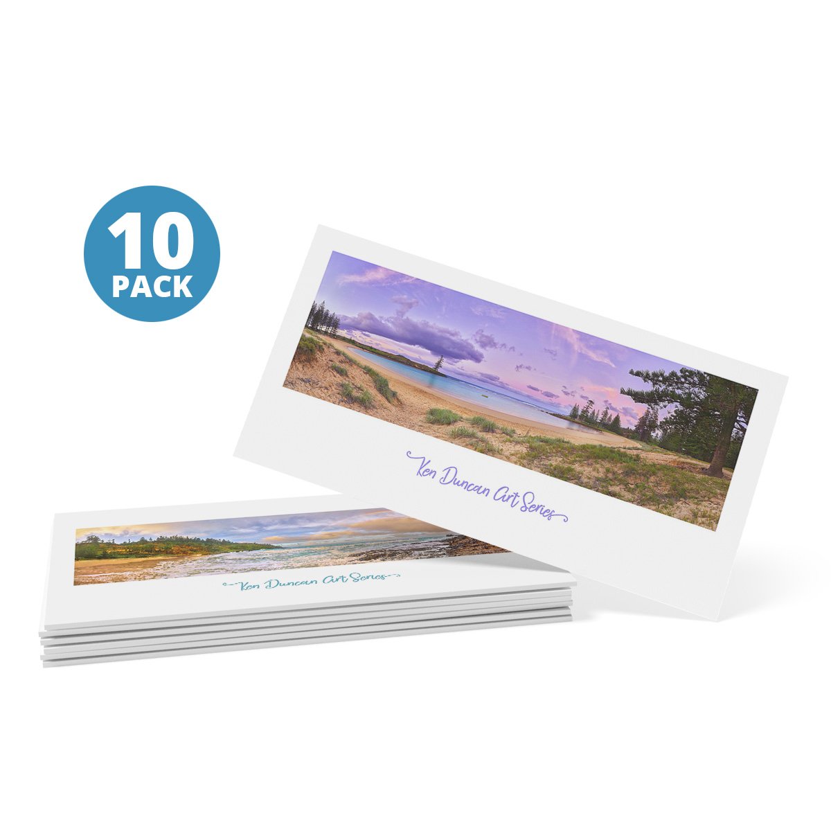10 Greeting Cards & Envelopes - Boxed Set