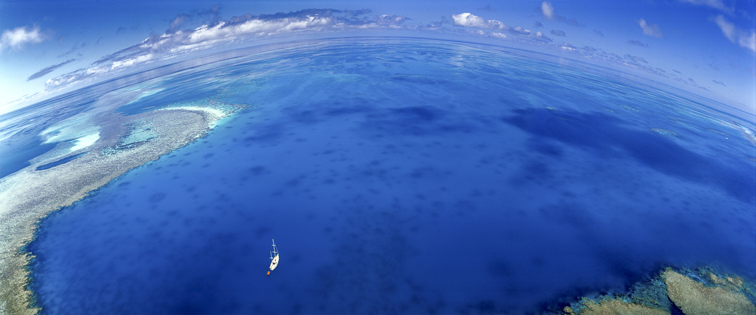 Sailing Away, Great Barrier Reef, QLD