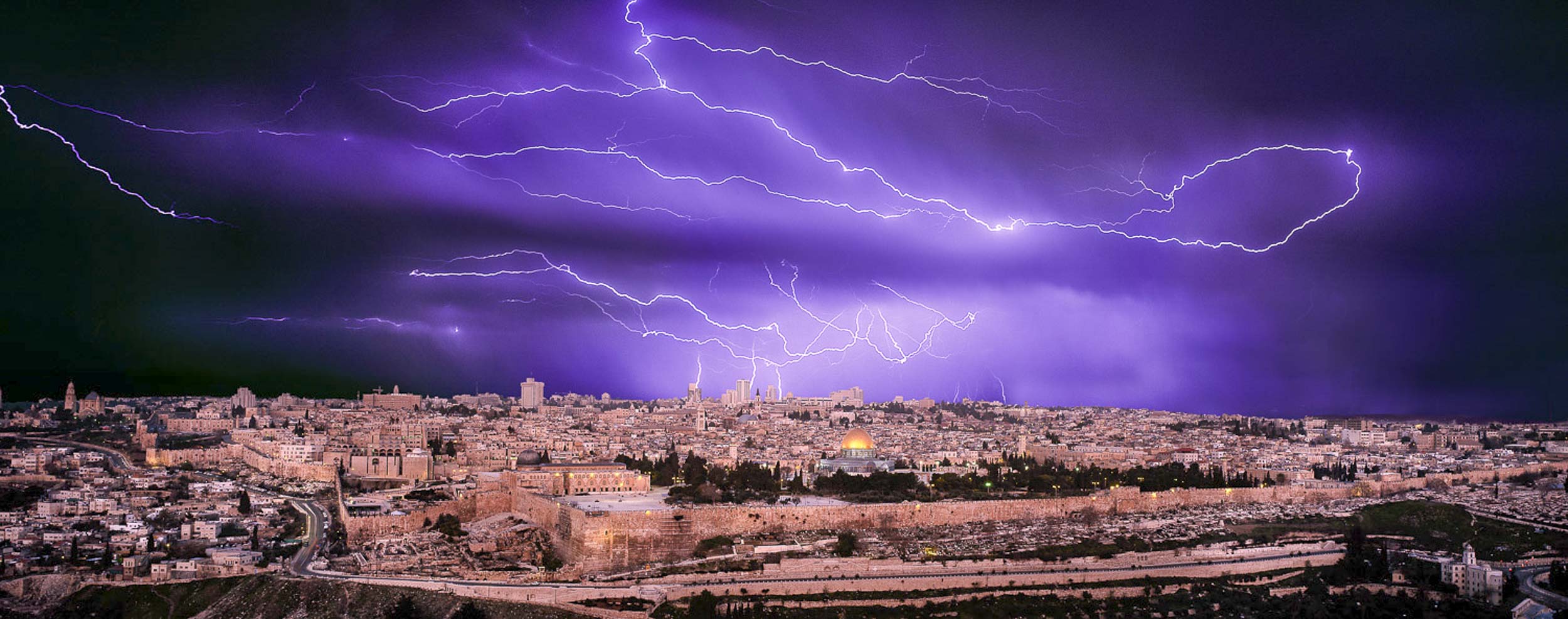 Lightning Over Jerusalem