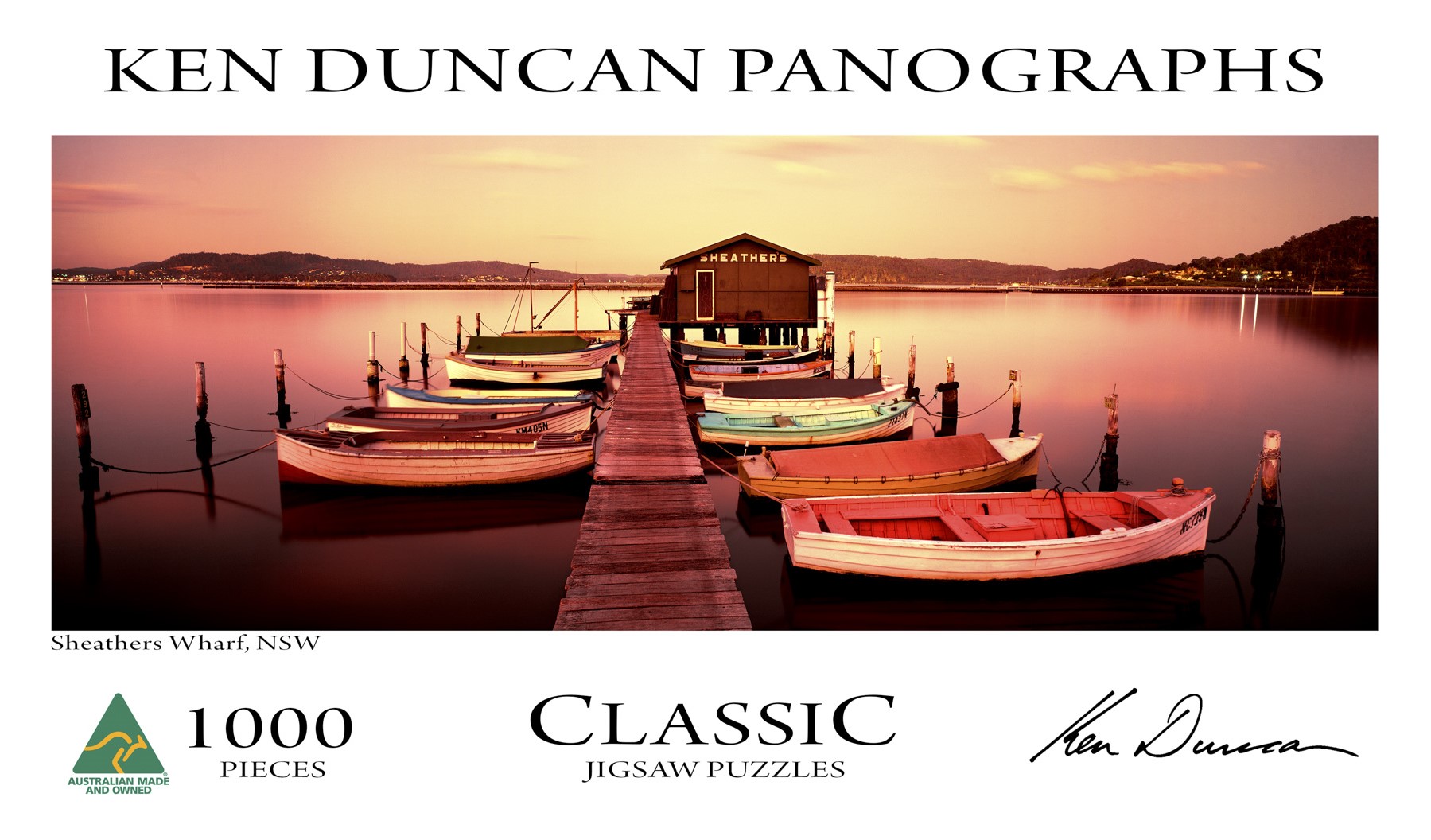 Sheathers Wharf 1000P Jigsaw Puzzle