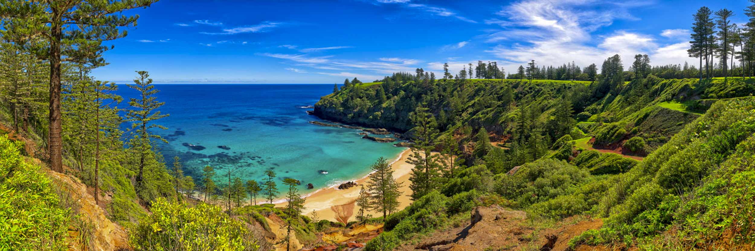 A Beautiful Day, Anson Bay, Norfolk Is.