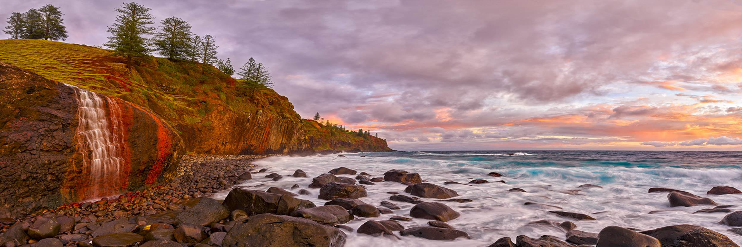 Lower Cockpit Falls, Norfolk Is.