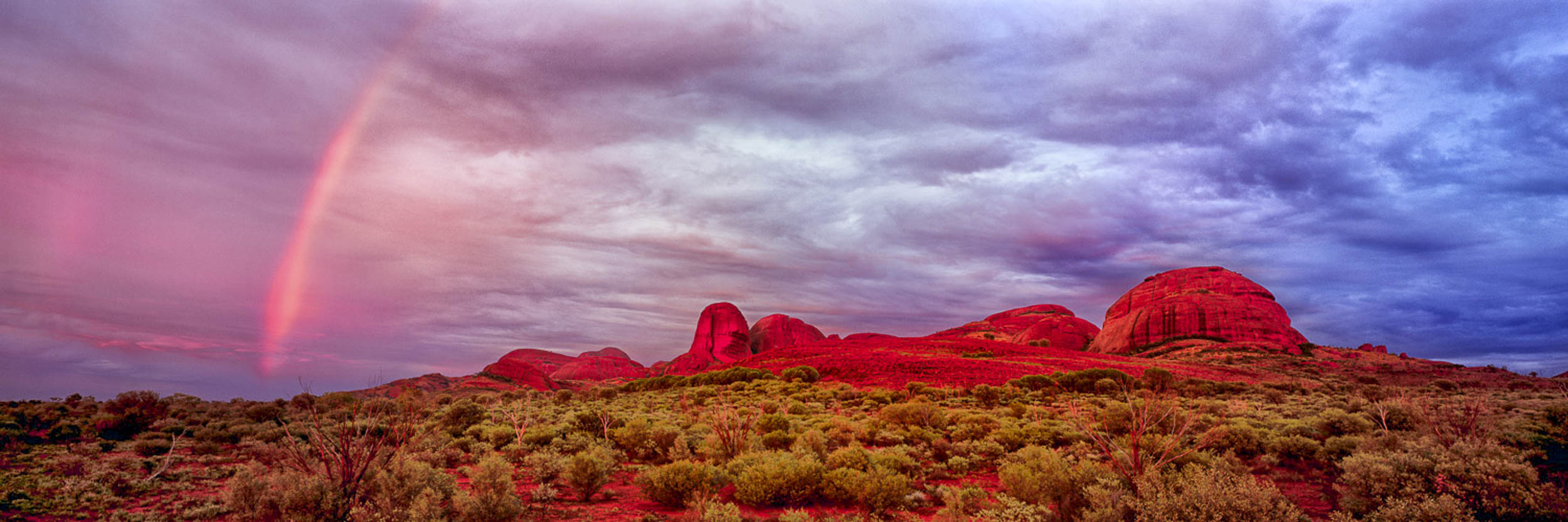 Rainbow Over Kata Tjuta, NT