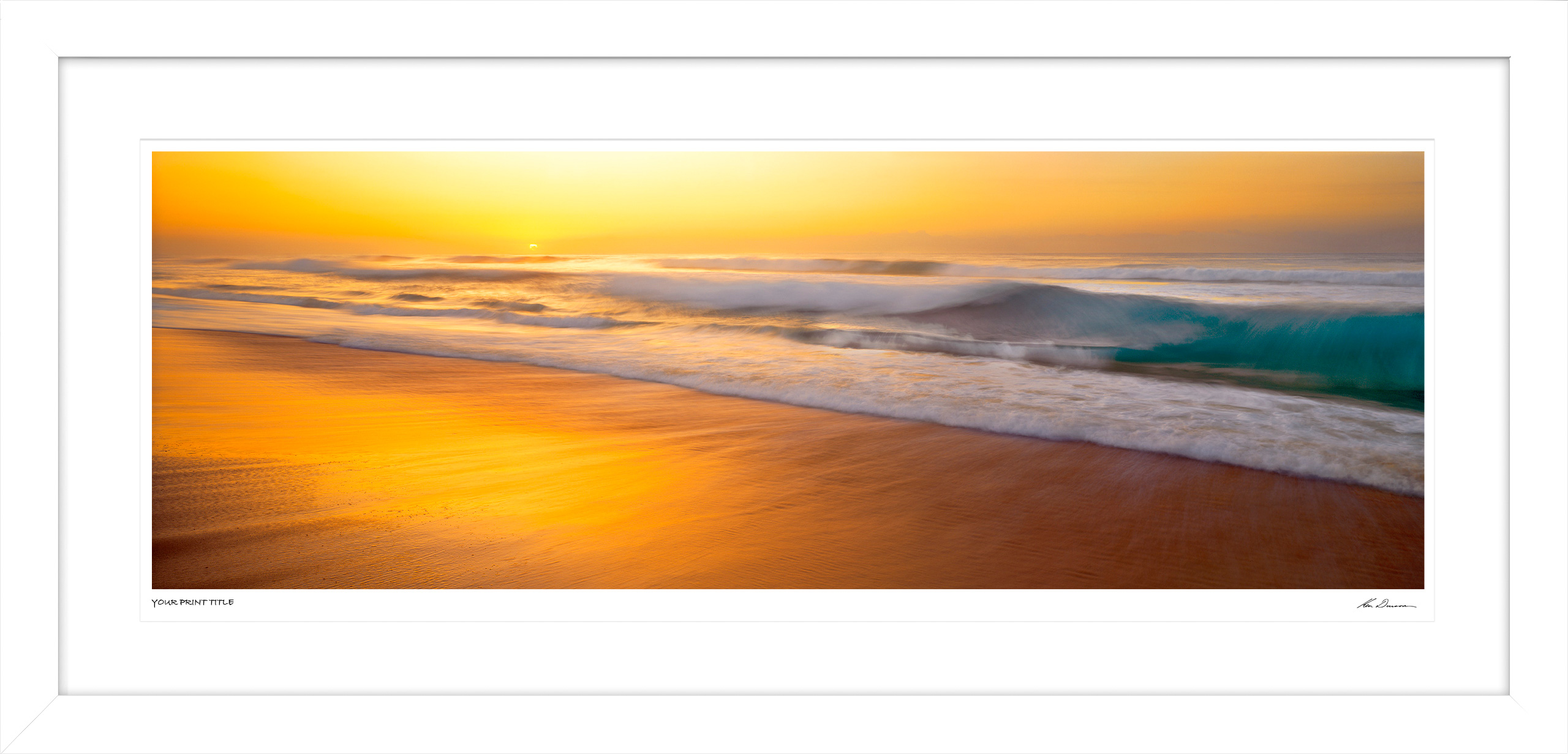 New Beginnings. 50inch Framed Print registration number 11/200