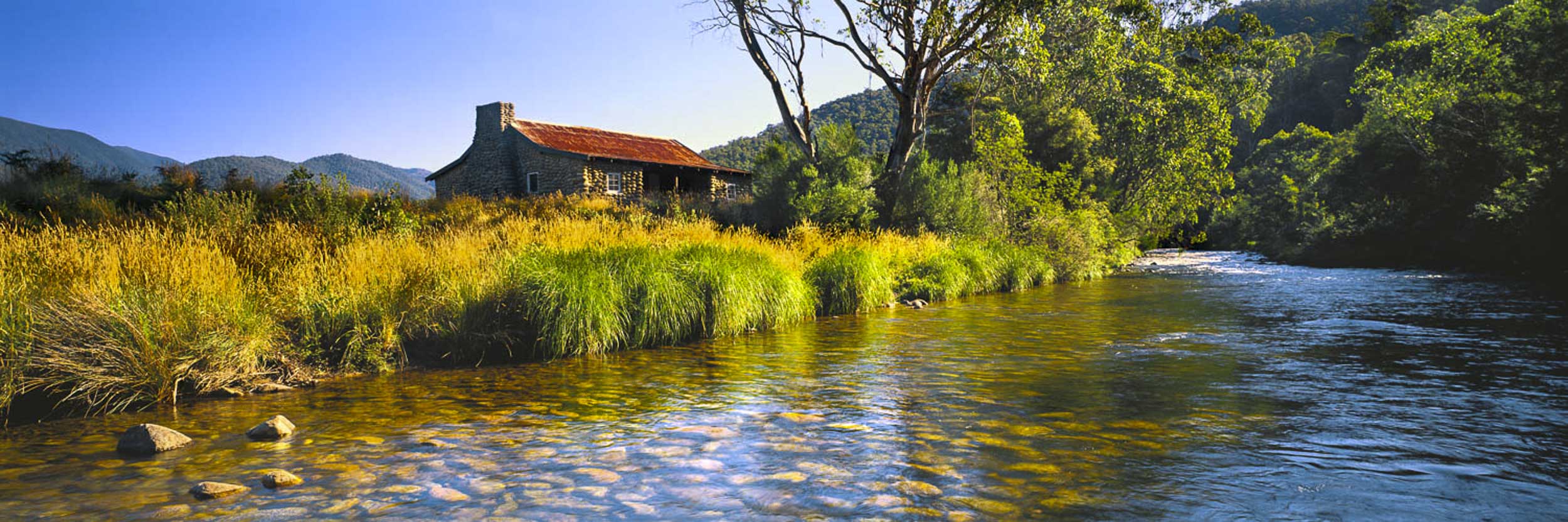 Geehi Hut, Murray River, Kosciuszko National Park