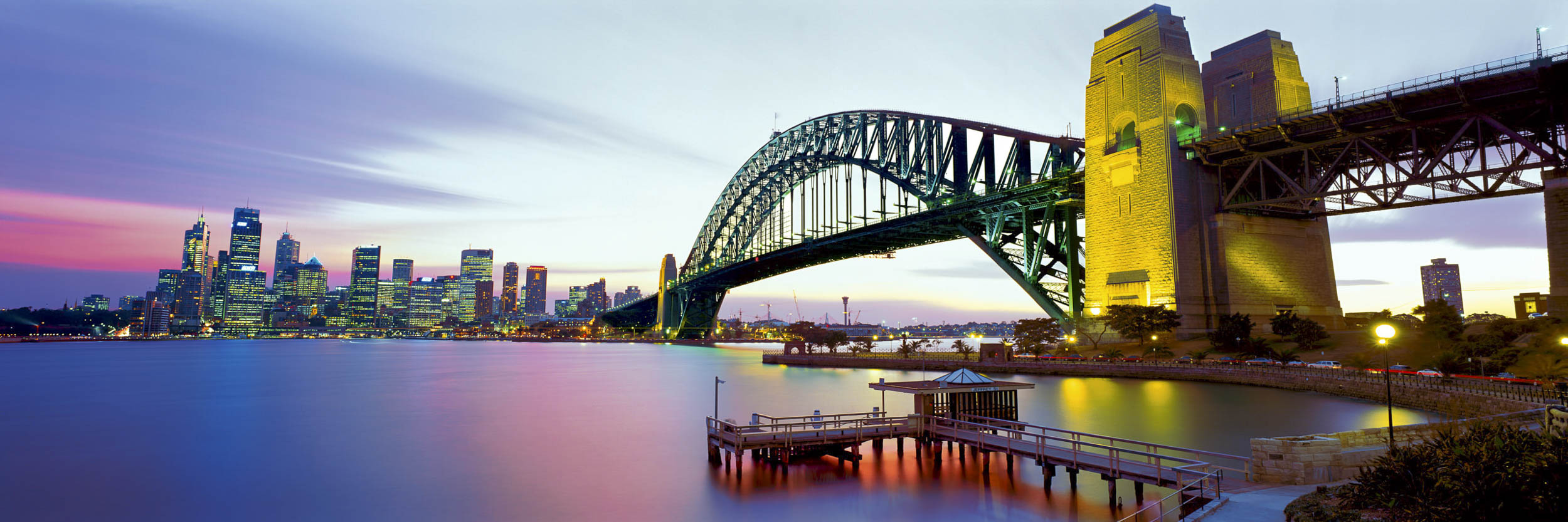 Jeffrey St Wharf, Sydney Skyline Sunset