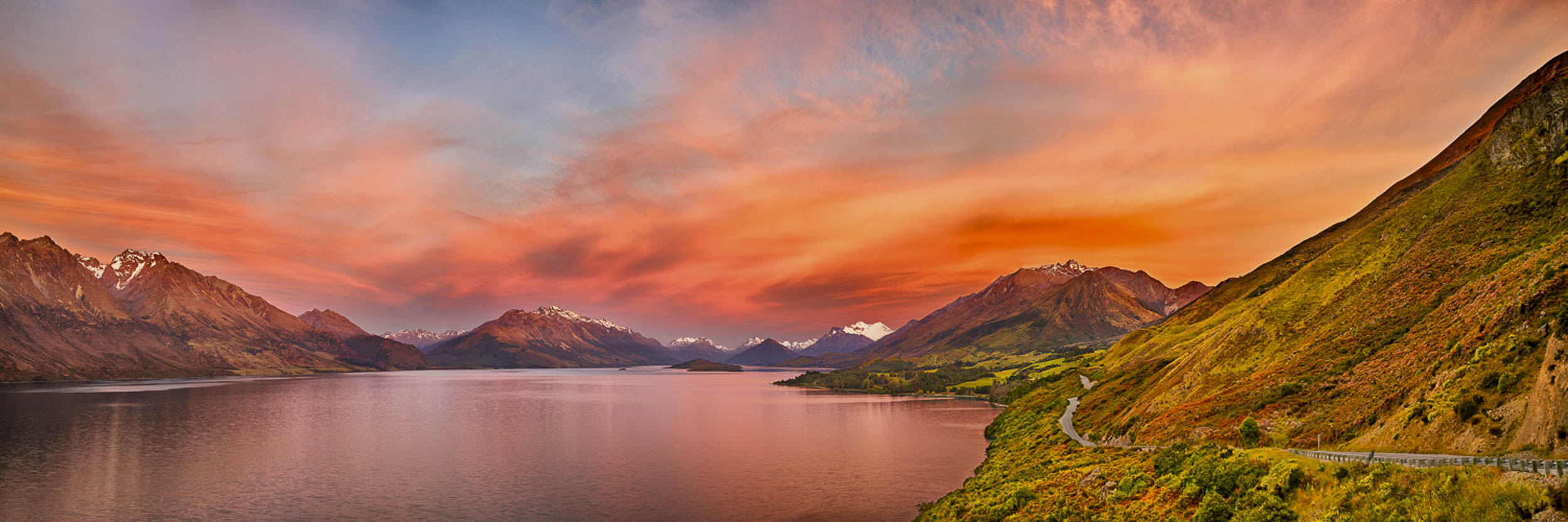 Sunset, Lake Wakatipu