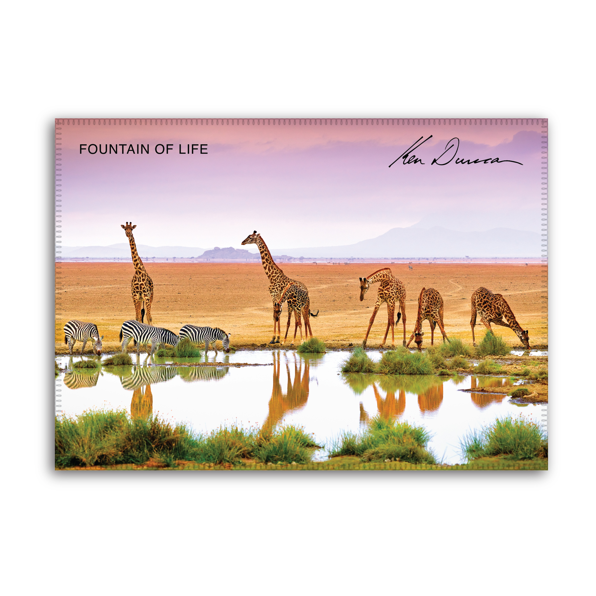 Fountain of Life Tea Towel