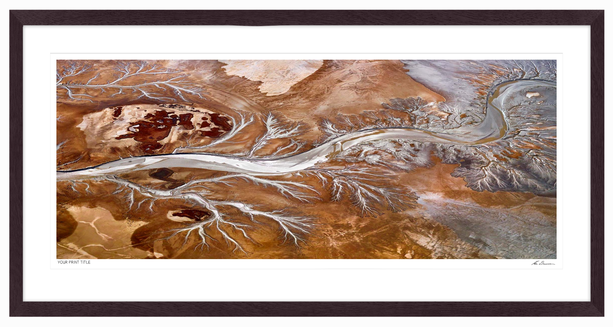 Tidal Artistry. 40inch Framed Print registration number 2/100