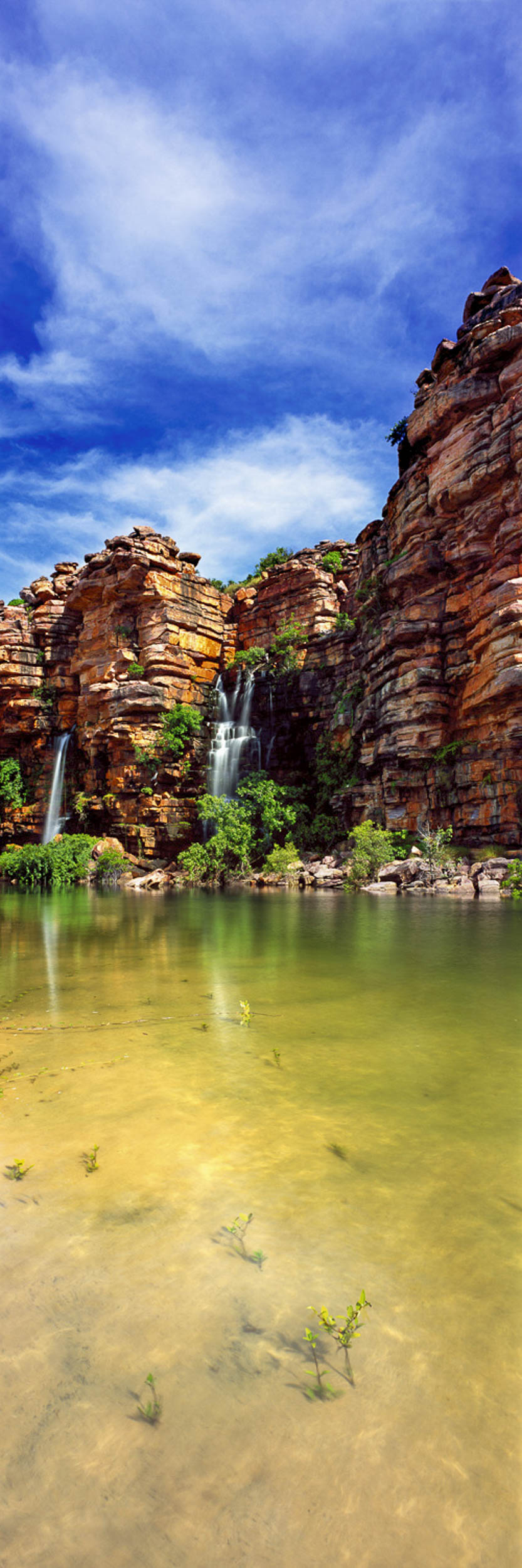 Tranquil Beach Falls