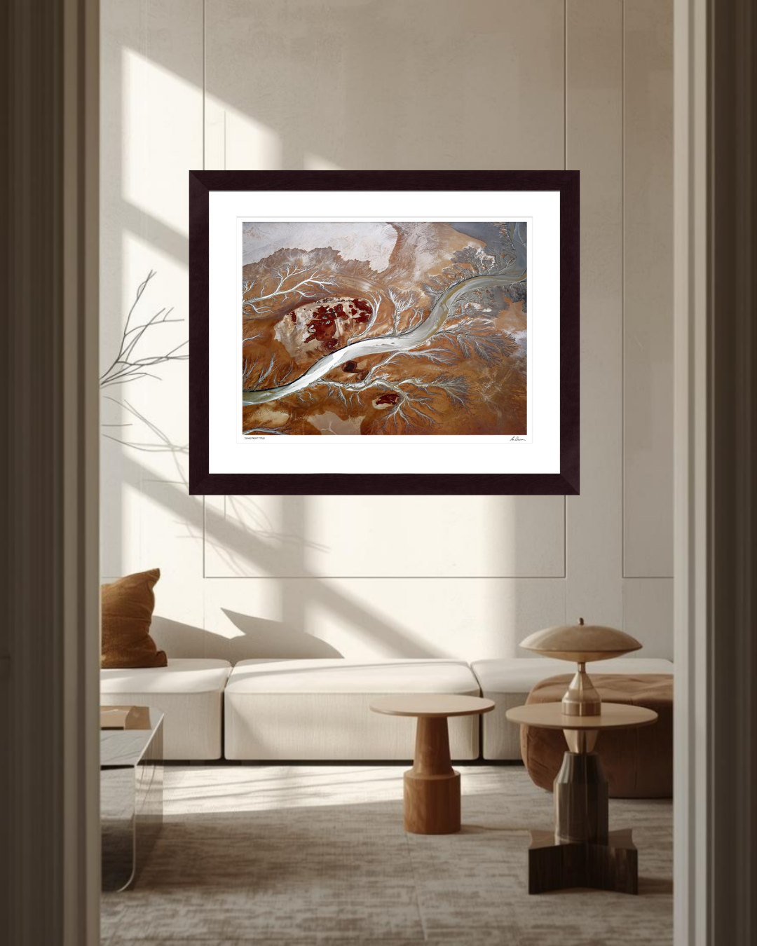 Silvery Stream in Living Room